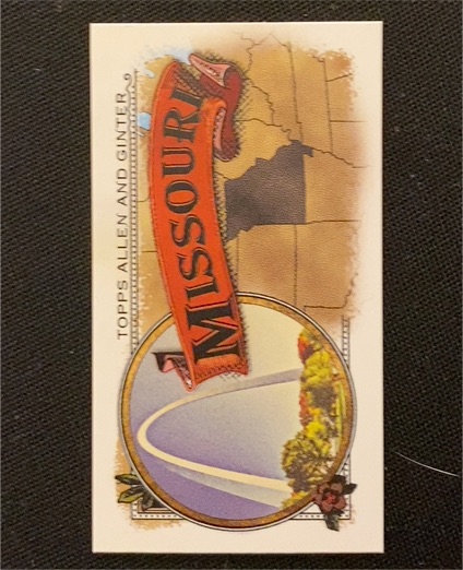 2024 Topps Allen & Ginter Mini 50 States #50S-25 Missouri — front