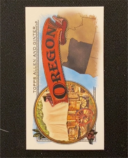 2024 Topps Allen & Ginter 50 States #50S-37 Oregon — front