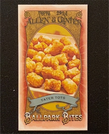 2024 Topps Allen & Ginter Mini Ballpark Bites #BB-24 Tater Tots — front