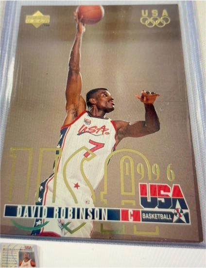 1995-96 Upper Deck #323 David Robinson USA Basketball — front