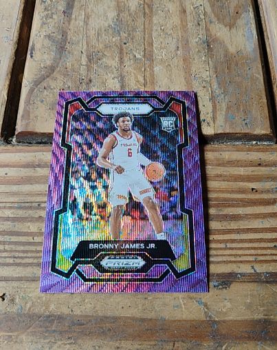 2024 Panini Prizm Draft Picks #86 Bronny James Jr. — front