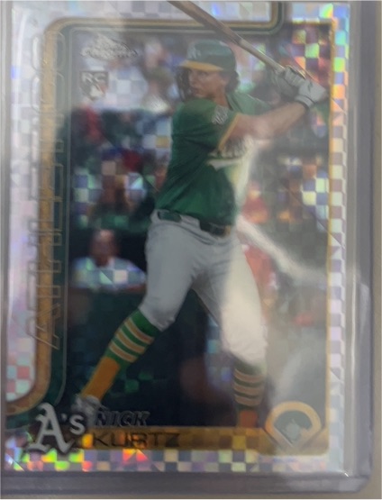 2025 Topps Chrome Update #USC178 Nick Kurtz — front