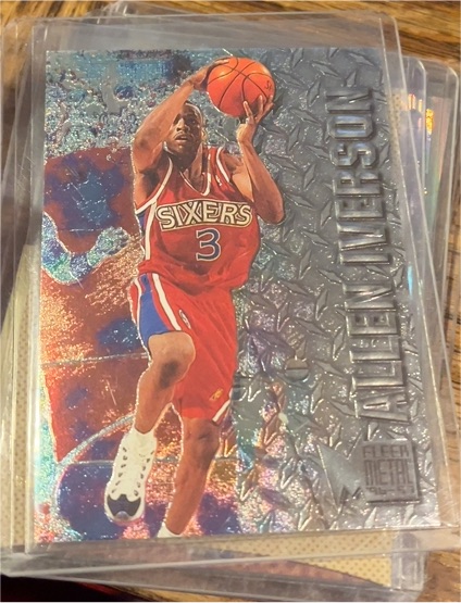 1996-97 Fleer Metal #201 Allen Iverson — front