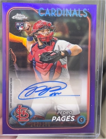 2024 Topps Chrome Update #AC-PP Pedro Pagés — front