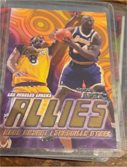 1999 Skybox Apex Allies #1 Kobe Bryant Shaquille O'Neal — front
