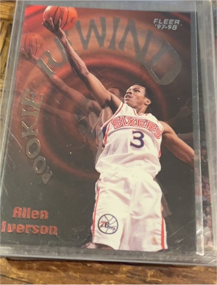 1997-98 Fleer Rookie Rewind #5 Allen Iverson — front