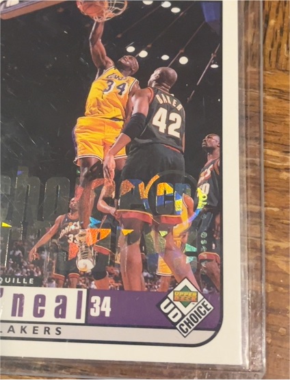 1998-99 Upper Deck UD Choice #68 Shaquille O'Neal — front