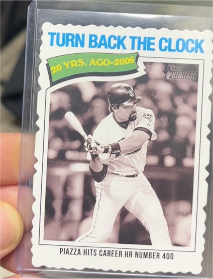 2026 Topps Heritage #336 Mike Piazza — front