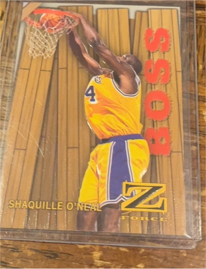 1997-98 Skybox Z-Force Boss #14B Shaquille O'Neal — front