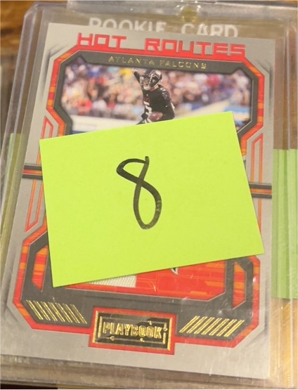 2022 Panini Playbook #Hot Routes Drake London — front