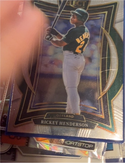 2025 Panini Select #3 Rickey Henderson — front