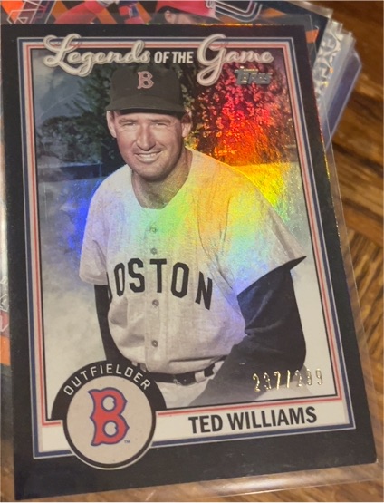 2023 Topps Series 2 #LG-10 Ted Williams — front