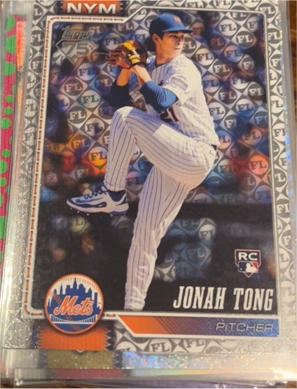 2026 Topps Series 1 #4 Jonah Tong — front