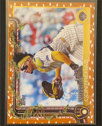 2025 Topps Holiday #H21 William Contreras — front