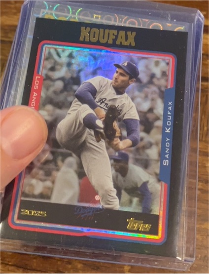 2025 Topps Archives #211 Sandy Koufax — front