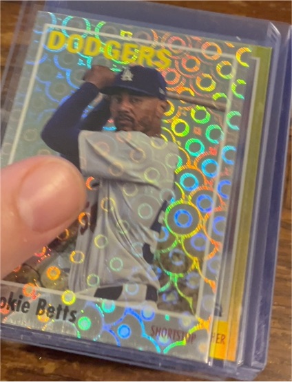 2025 Topps Chrome #CAE-9 Mookie Betts All Etch Los Angeles Dodgers — front