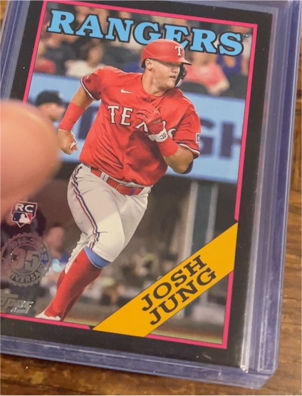 2023 Topps Series 1 1988 Topps Baseball 35th Anniversary #T88-9 Josh Jung — front