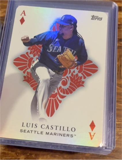2023 Topps Series 1 All Aces #AA-23 Luis Castillo — front