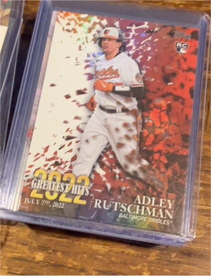 2023 Topps Series 1 2022 Greatest Hits #22GH-23 Adley Rutschman — front