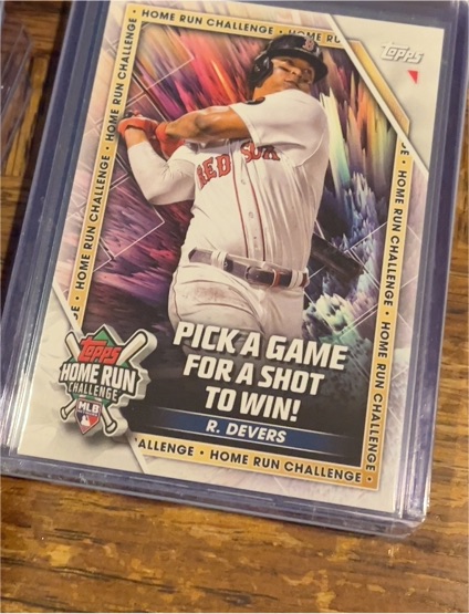 2023 Topps #HRC-5 Rafael Devers Home Run Challenge — front