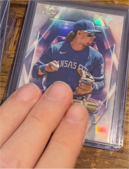 2023 Topps Chrome Stars of MLB #SMLBC-17 Bobby Witt Jr. — front