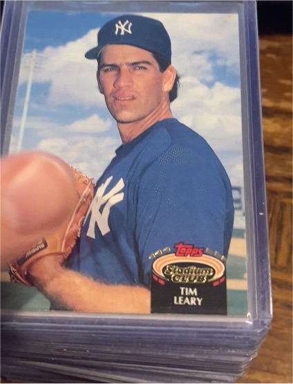1992 Topps Stadium Club #291 Tim Leary — front