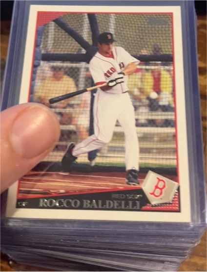 2009 Topps #579 Rocco Baldelli Boston Red Sox — front