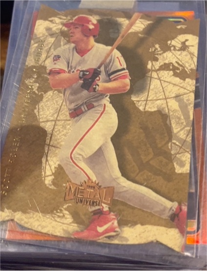 1998 SkyBox Metal Universe #20UL Scott Rolen Universal Language — front