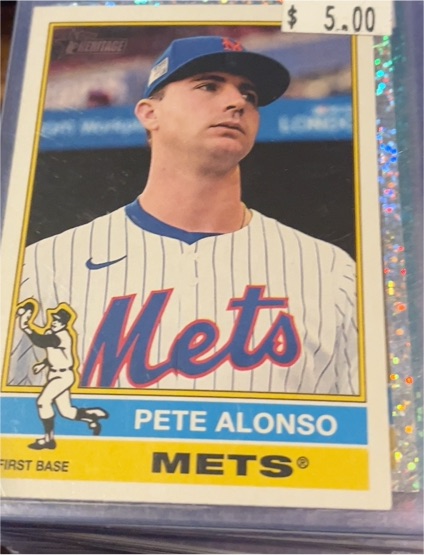 2025 Topps Heritage #374 Pete Alonso — front
