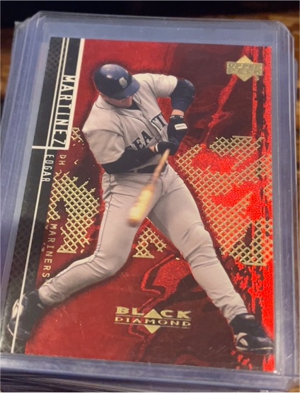 2000 Upper Deck Black Diamond Rookie Edition #17 Edgar Martinez — front