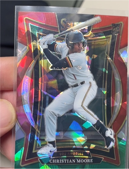2025 Panini Select #1 Christian Moore — front