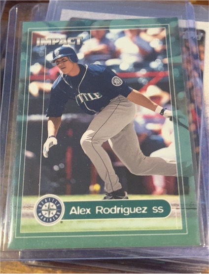 2000 Fleer Impact #62 Alex Rodriguez — front