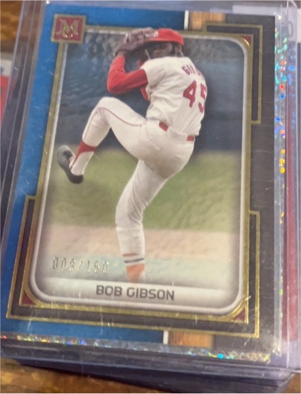 2023 Topps Museum Collection #55 Bob Gibson — front