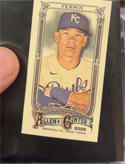 2025 Topps Allen & Ginter #163 Freddy Fermin — front