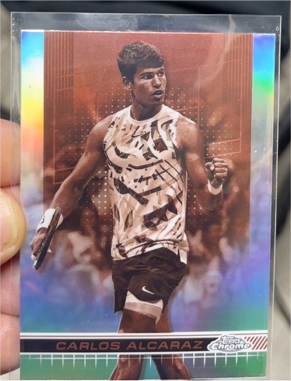 2024 Topps Chrome Tennis #50 Carlos Alcaraz — front