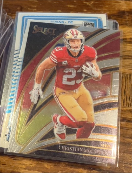 2025 Panini Select #218 Christian McCaffrey — front