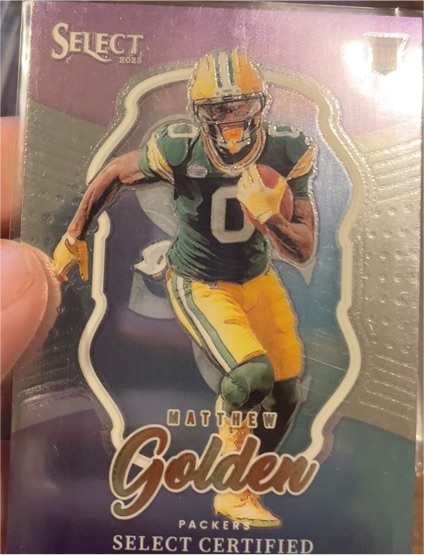 2025 Panini Select #18 Matthew Golden Select Certified Rookies — front