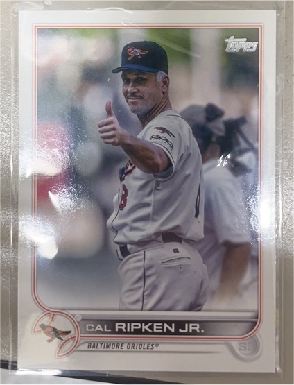 2022 Topps Update #US219 Cal Ripken Jr. Image Variation — front