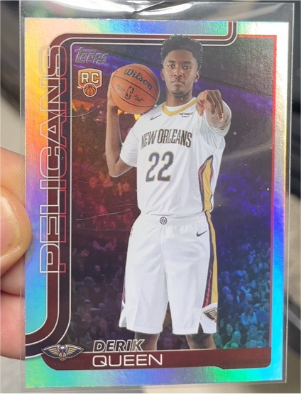 2025-26 Topps #213 Derik Queen — front
