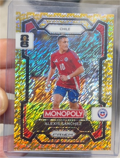 2026 Panini Prizm Monopoly FIFA World Cup #85 Alexis Sanchez — front