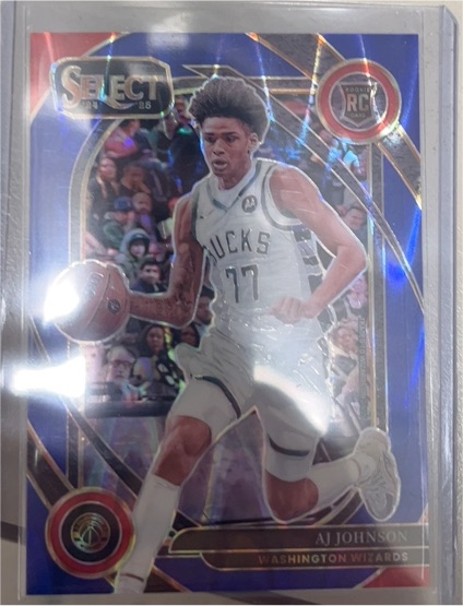 2024-25 Panini Select #300 AJ Johnson — front