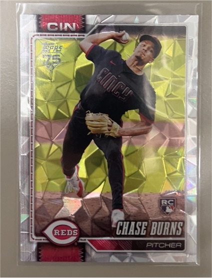 2026 Topps Series 1 #312 Chase Burns — front