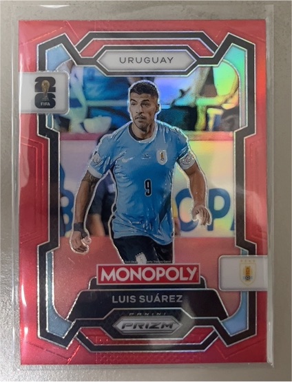 2026 Panini Prizm Monopoly FIFA World Cup #67 Luis Suárez Uruguay — front