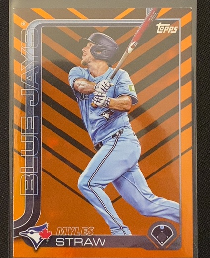 2025 Topps Update #US340 Myles Straw — front