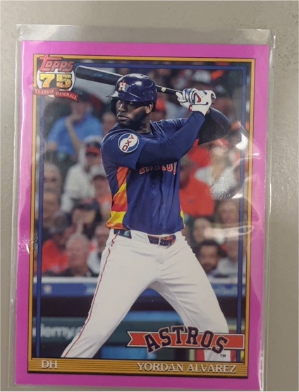 2026 Topps Series 1 #T91-36 Yordan Alvarez — front