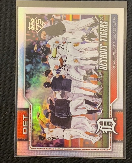 2026 Topps #262 Detroit Tigers Team Card — front