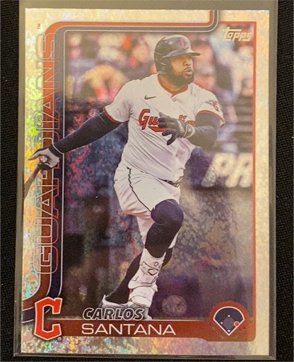 2025 Topps Update #US148 Carlos Santana — front