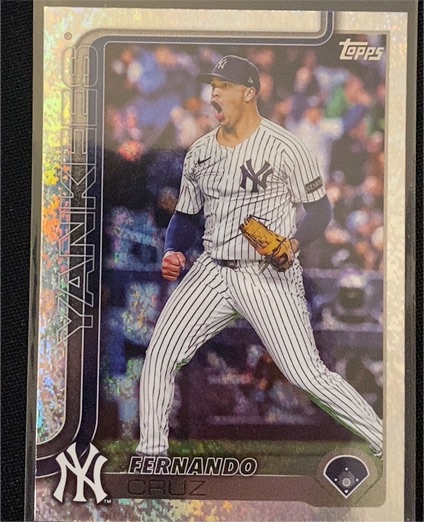 2025 Topps Update #US163 Fernando Cruz — front