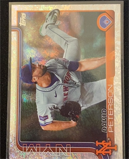 2025 Topps Series 1 #131 David Peterson — front