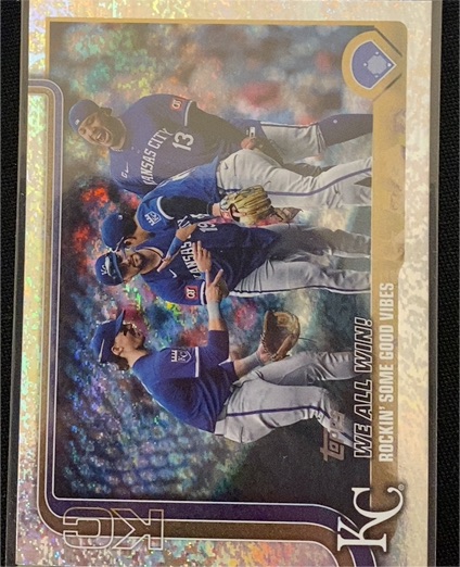 2025 Topps Series 2 #436 We All Win! Rockin' Some Good Vibes Kansas City Royals — front